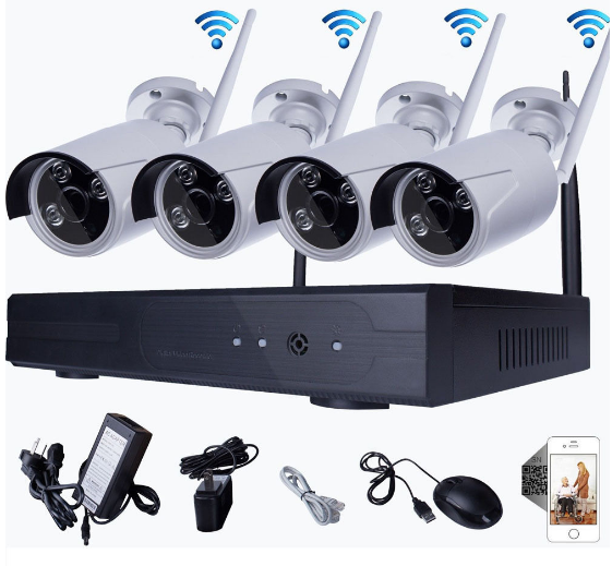 BỘ CAMERA WIFI 1 ĐẦU GHI + 4 MẮT CAMERA 2.0 MPX